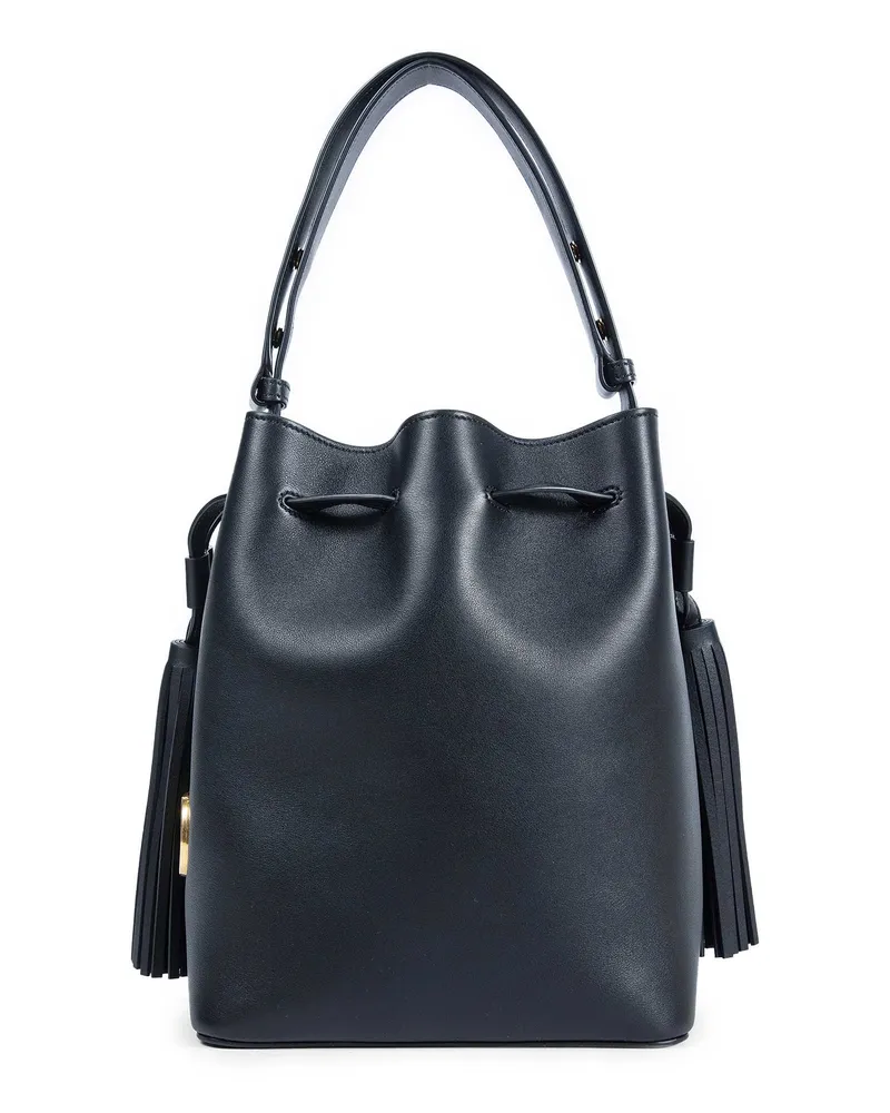 Valentino Garavani So Seau Bucket Shopping Bag Black