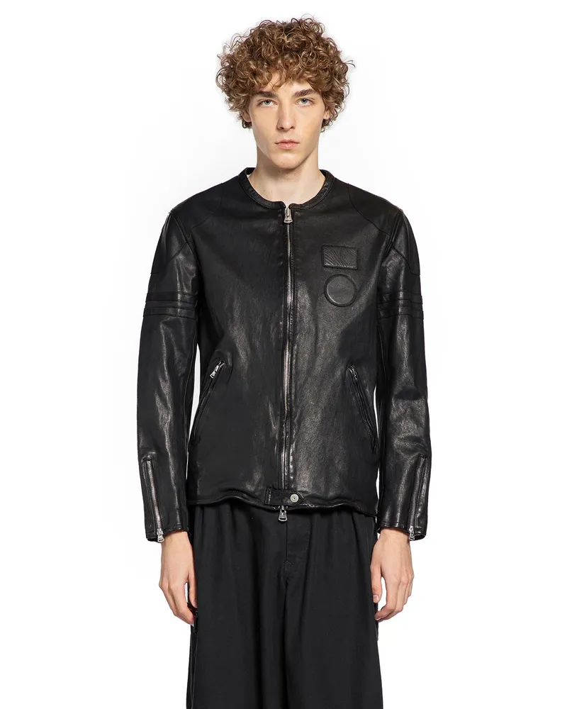 Yohji Yamamoto Leather Jacket Black