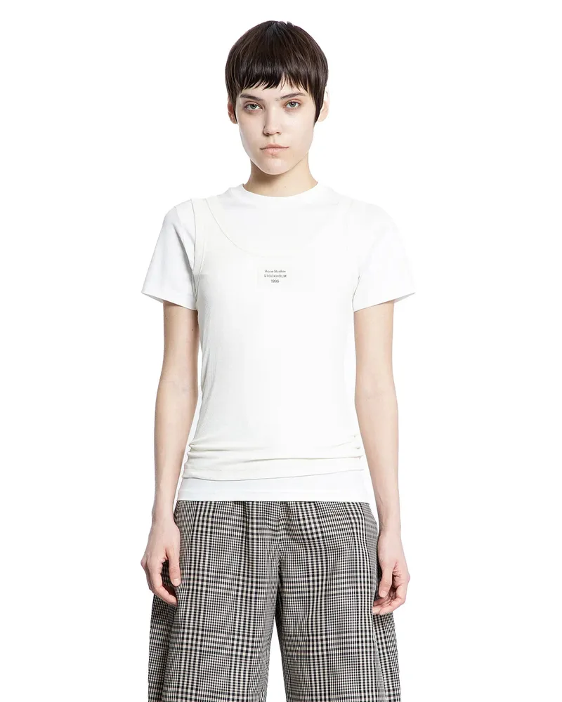 Acne Studios Layered T-Shirt Off-white