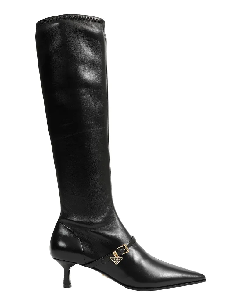 Prada Stretch Nappa Leather Boots Black