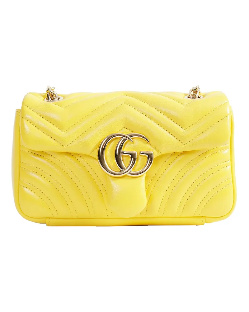 Gucci GG Marmont Shoulder Bag Yellow