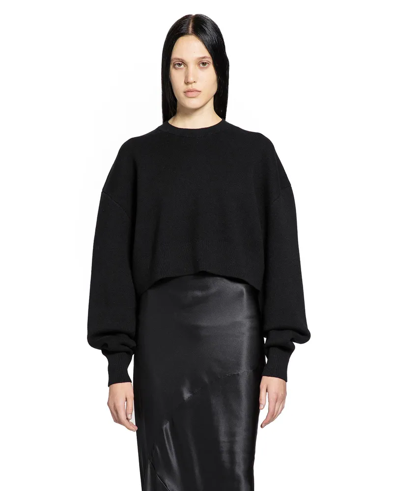 Tom Ford Sculptural Wool Cashmere Sweater Black