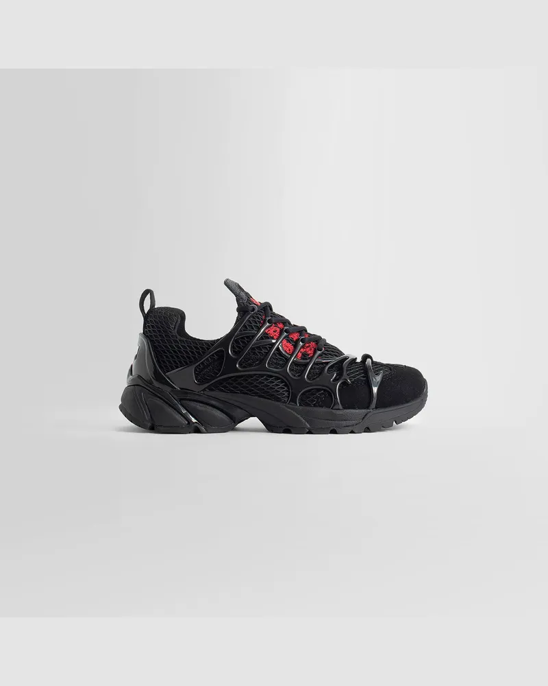44 LABEL GROUP Sneakers Bassi in Nylon Tecnico Black
