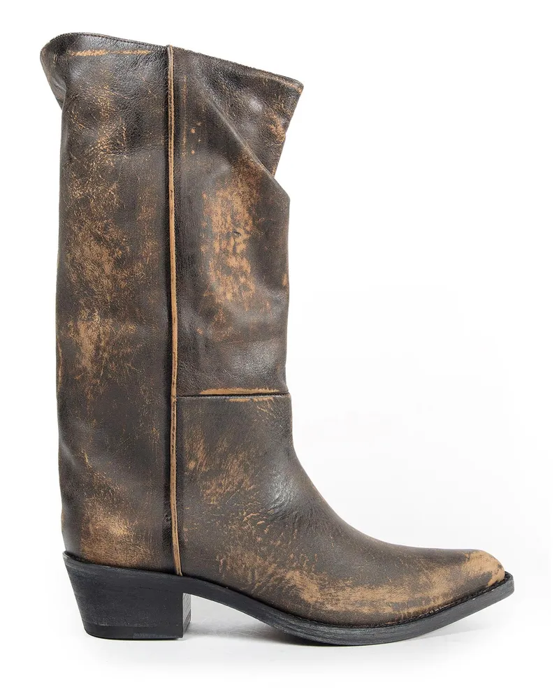 KHAITE WOMAN BROWN BOOTS Brown