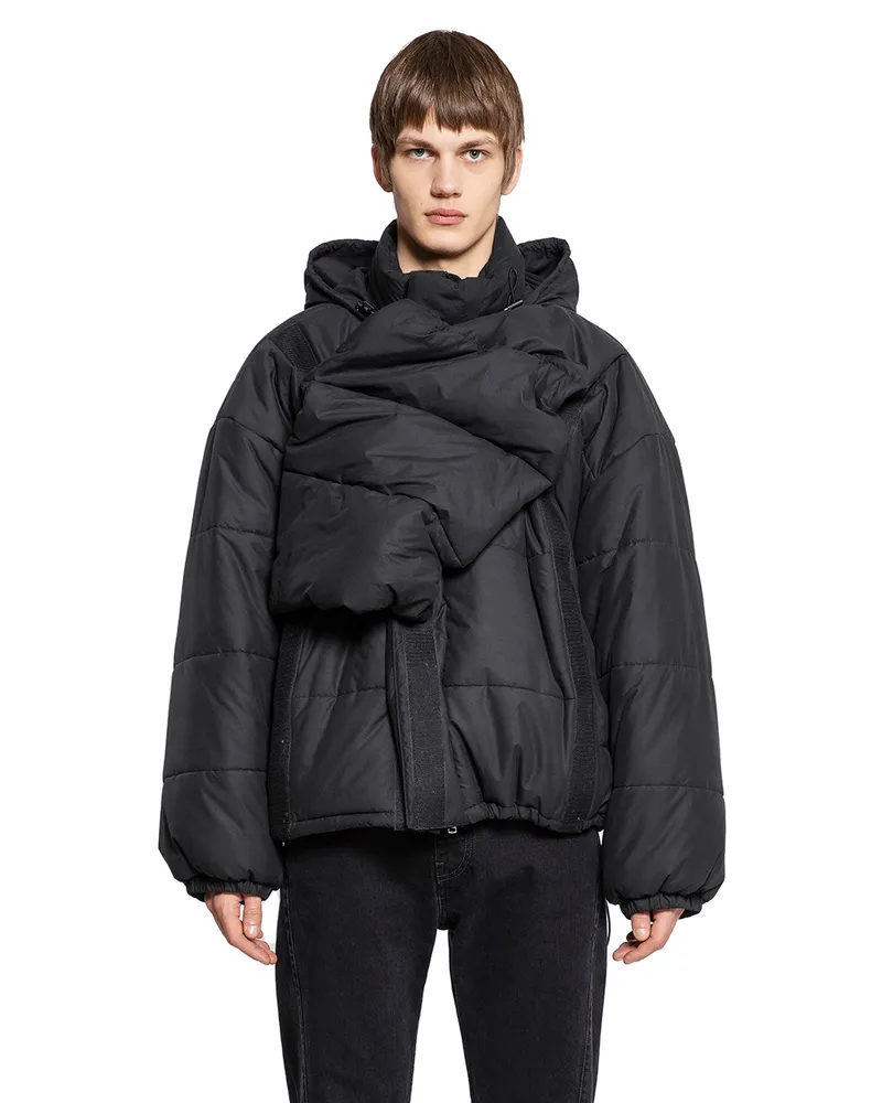 Y/PROJECT MAN BLACK JACKETS