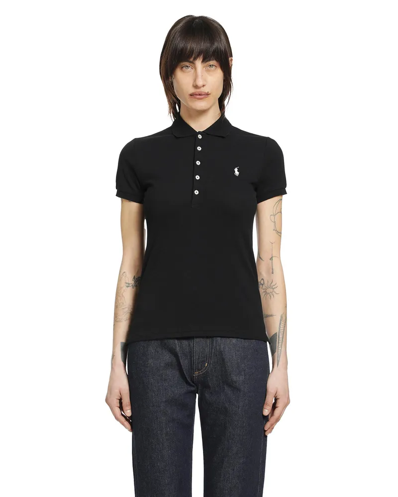 Ralph Lauren Slim Fit Polo Shirt Black