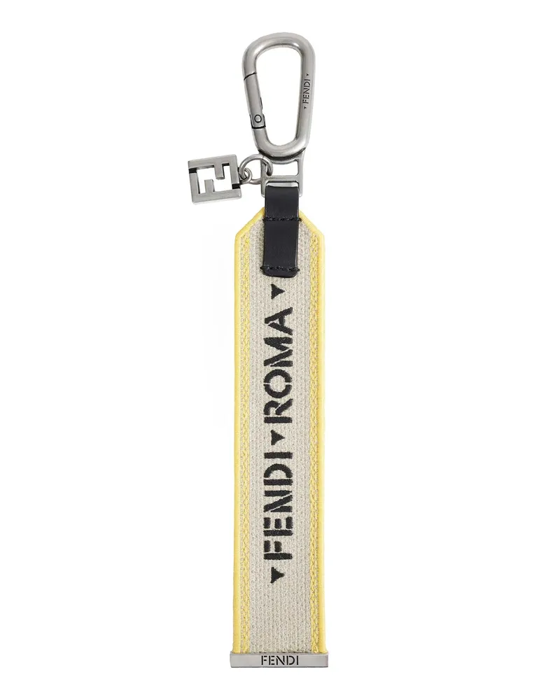 Fendi 1925 Key Ring Beige