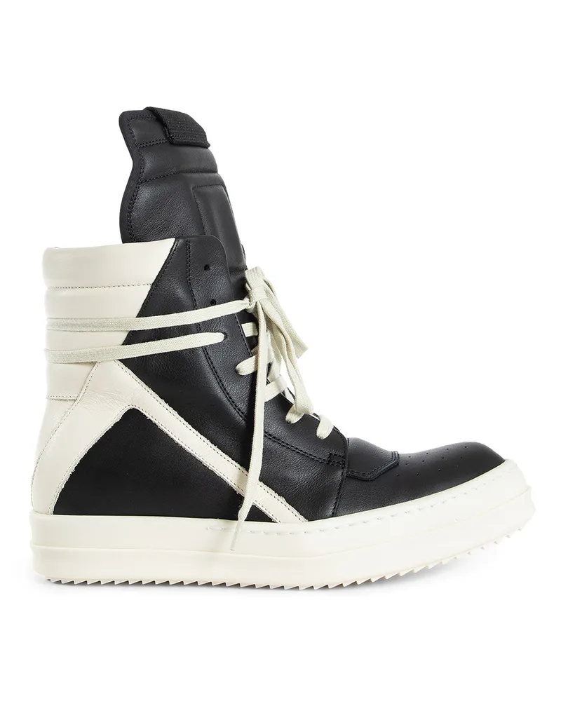 Rick Owens Concordians Geobasket Sneakers Black&white