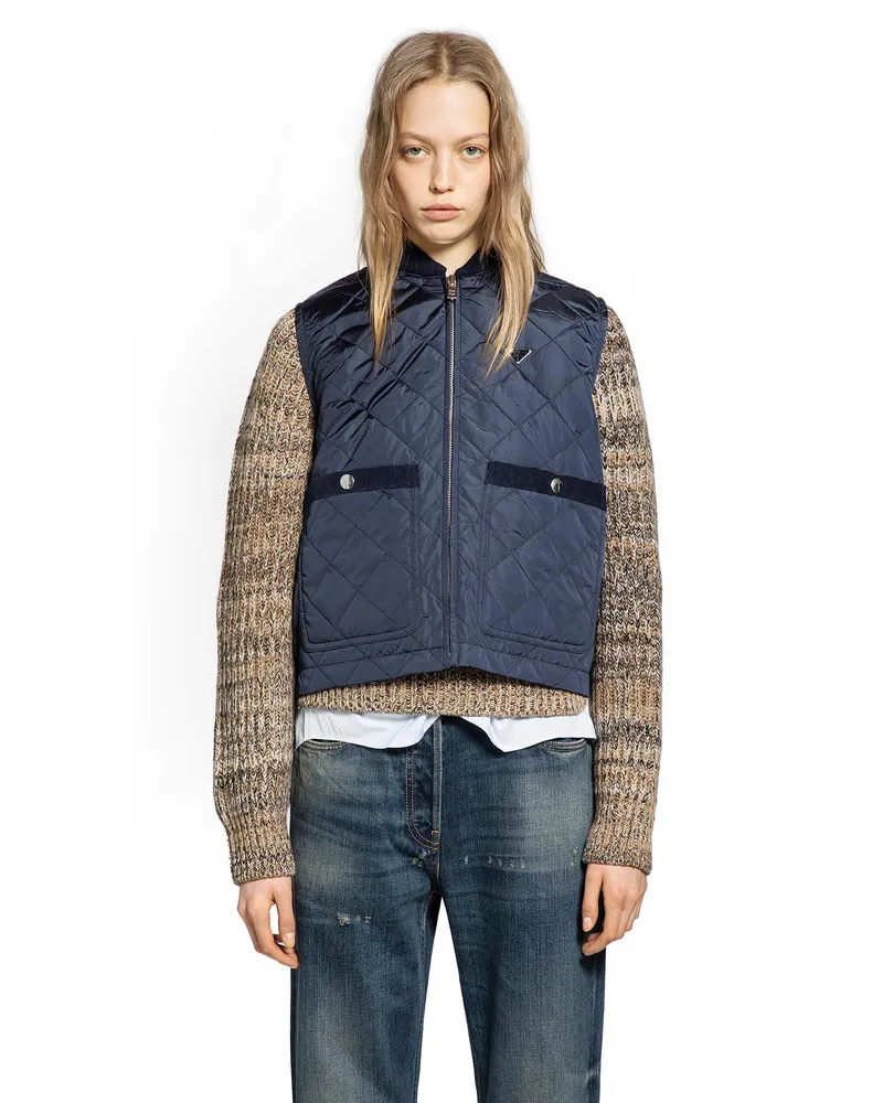 Prada Re-Nylon Vest Blue