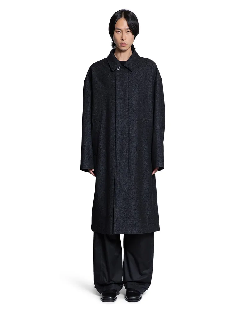 Christophe Lemaire Soft Chesterfield Coat Grey