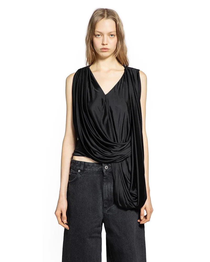 Loewe Draped Top Black