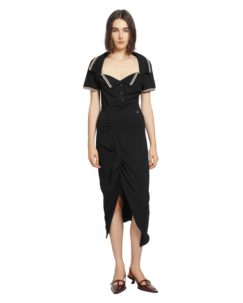 Vivienne Westwood Long Monday Pulling Dress Black