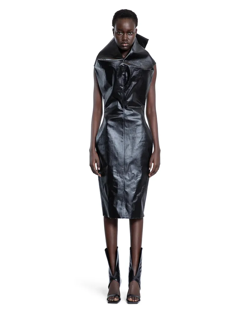 Rick Owens Hollywood Wingled Dress Black