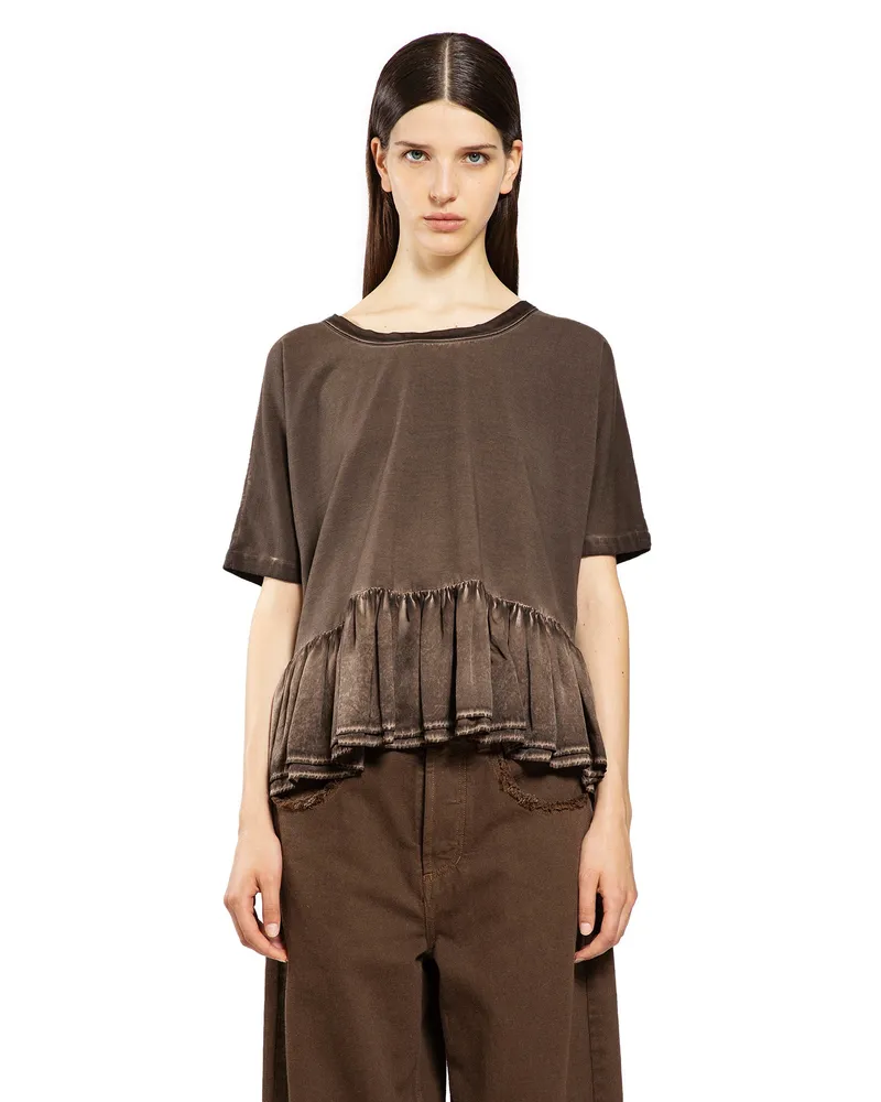 Uma Wang Todi Top Brown