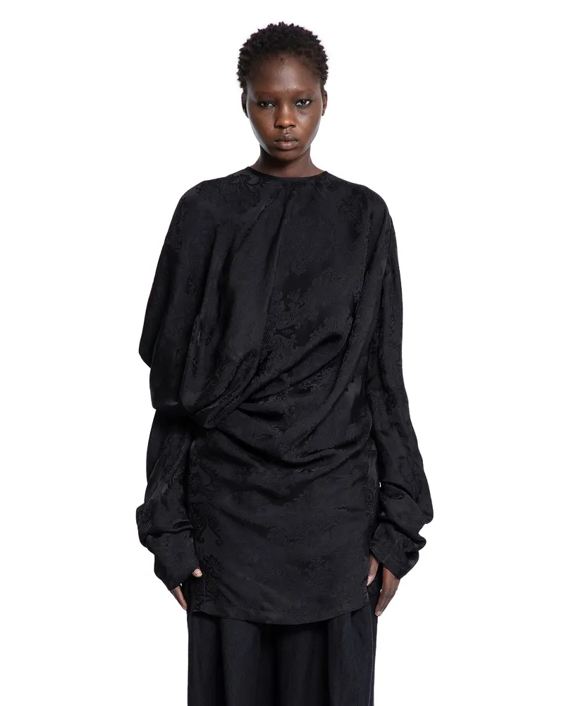 Uma Wang Trek Jacquard Top Black