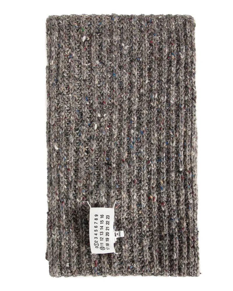 Maison Margiela Wool Scarf Grey