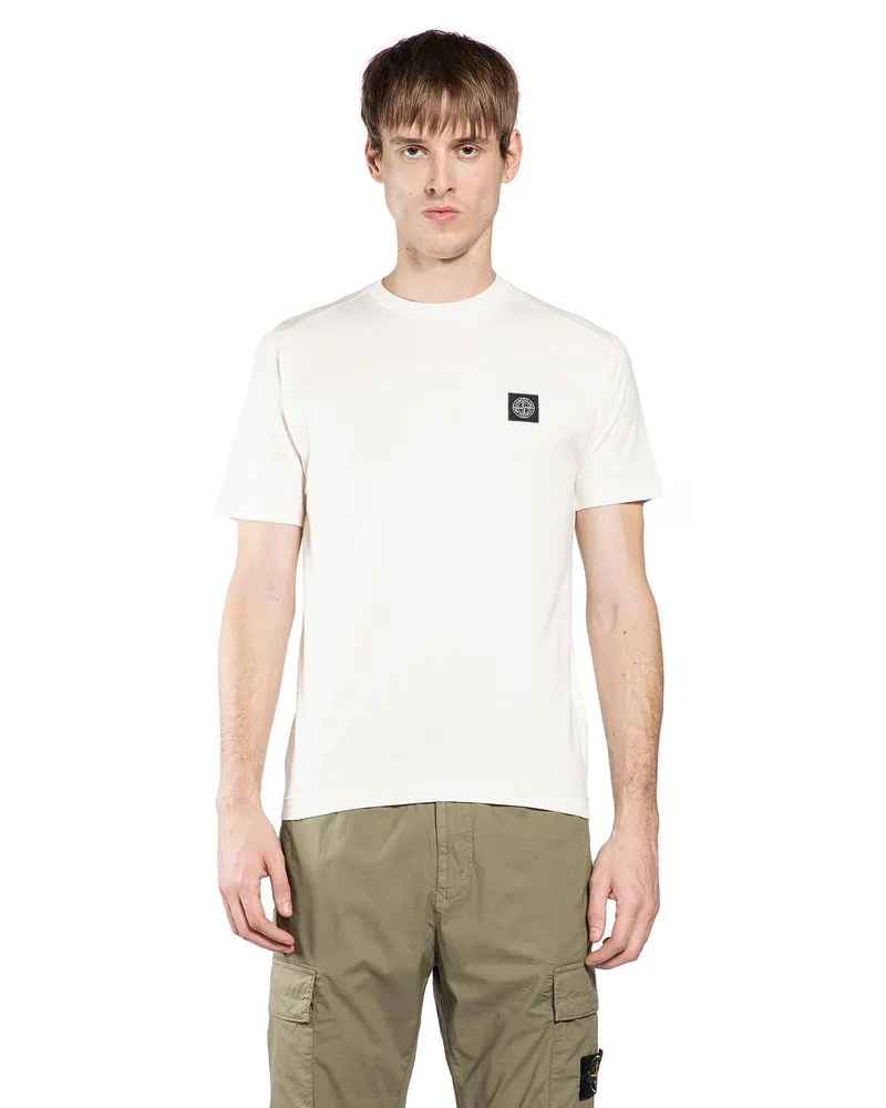 Stone Island 2100027 60/2Cotton Jersey T-Shirt White