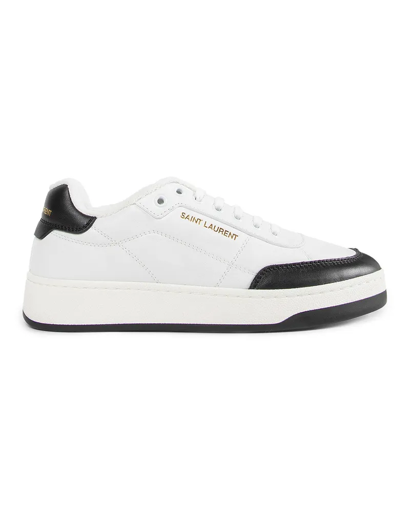 Saint Laurent SL/61 Sneakers in Smooth Leather White