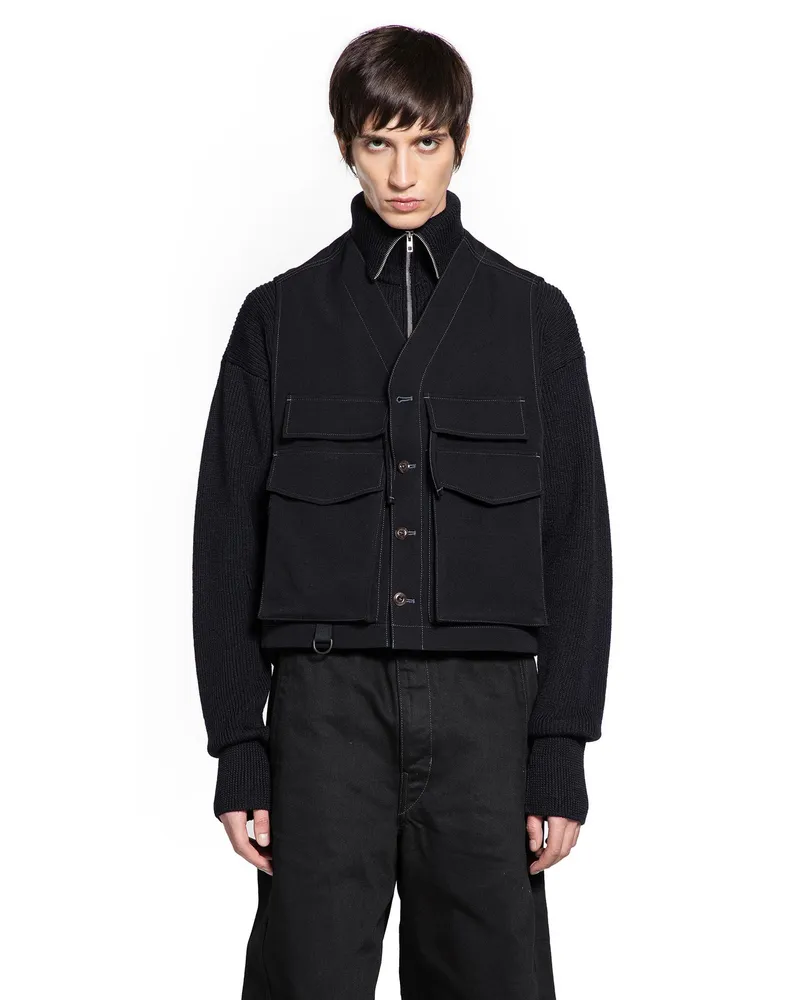 Christophe Lemaire Utility Gilet Black