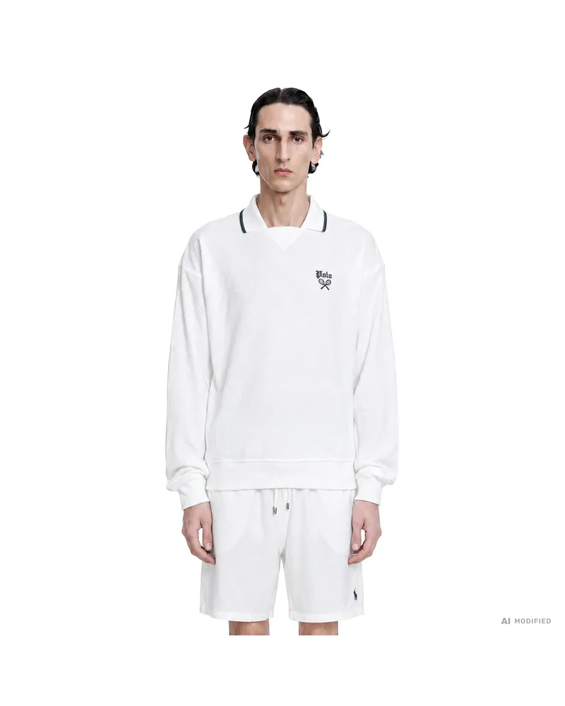 Ralph Lauren Wimbledon Polo Sweatshirt White