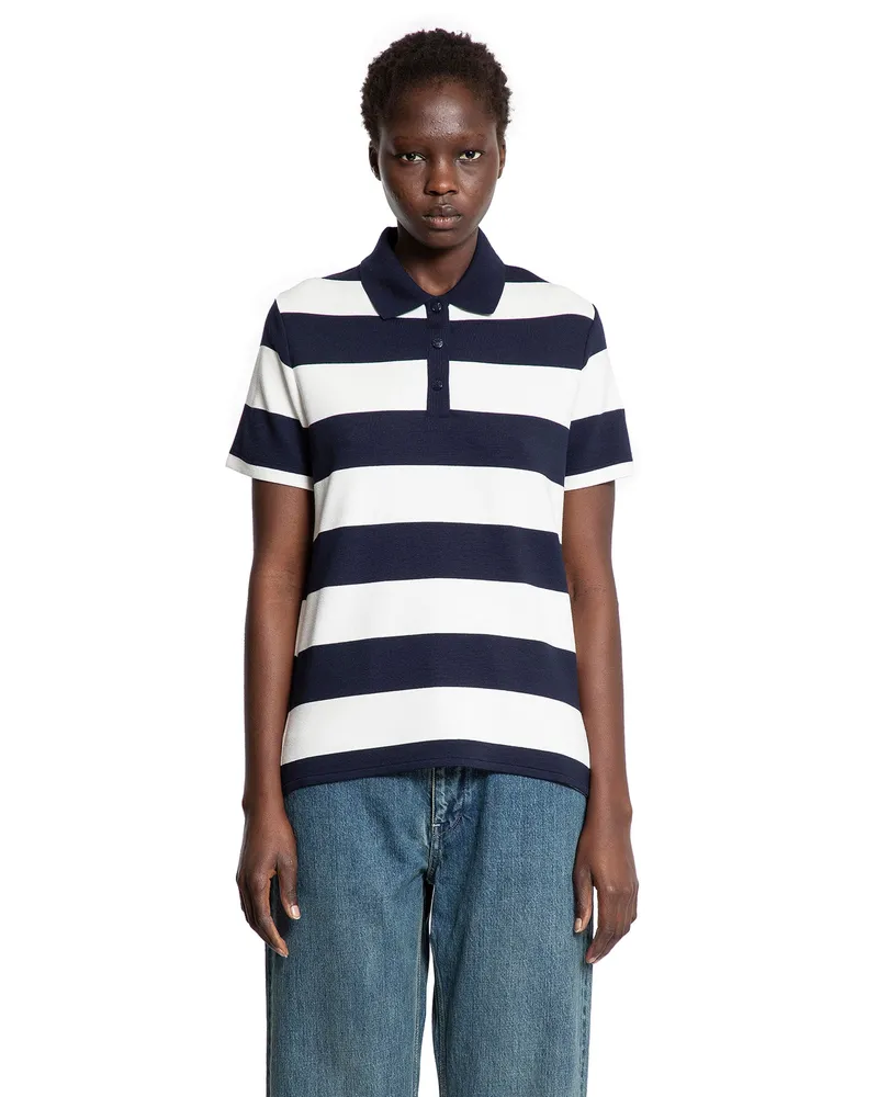 Moncler Striped Polo Shirt Multicolor
