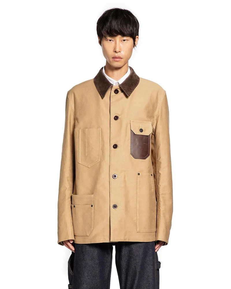 Junya Watanabe Asymmetric Barn Jacket Beige