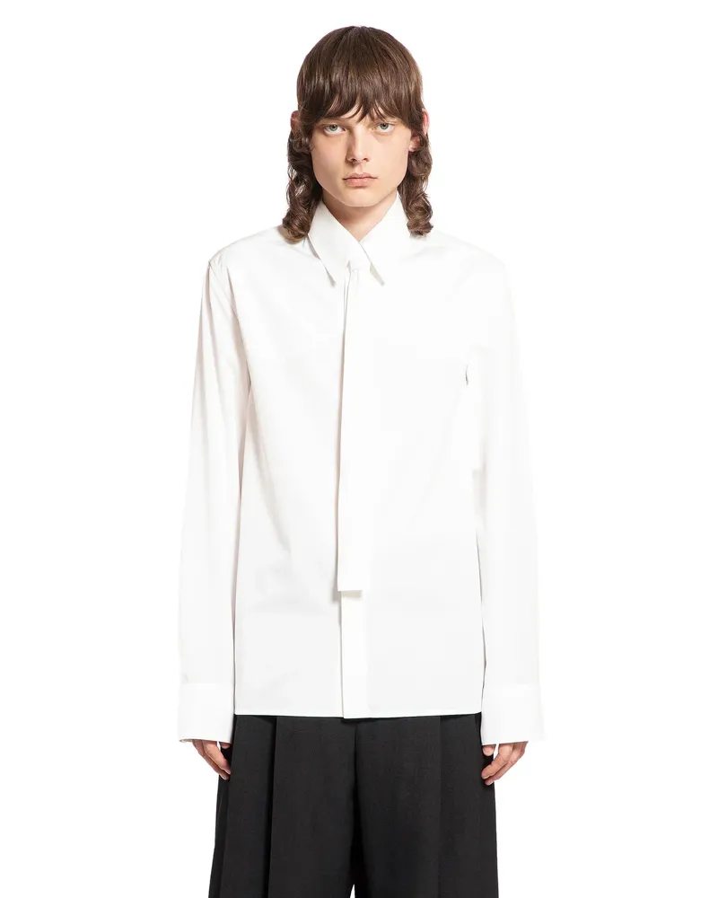 Jil Sander Shirt With Tie 151 White