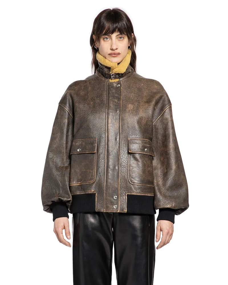 KHAITE Sandor Jacket Brown