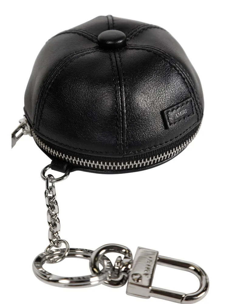 Amiri Ma Hat KeyChain Black