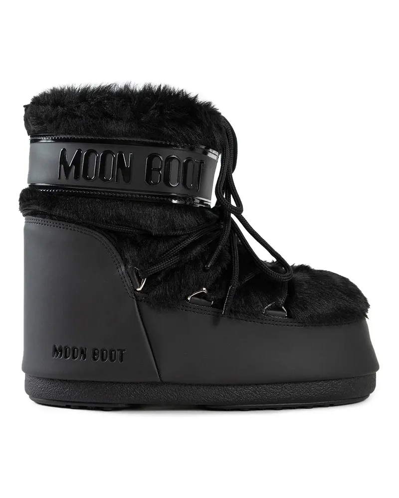 Moon Boot Icon low faux-fur boots Black