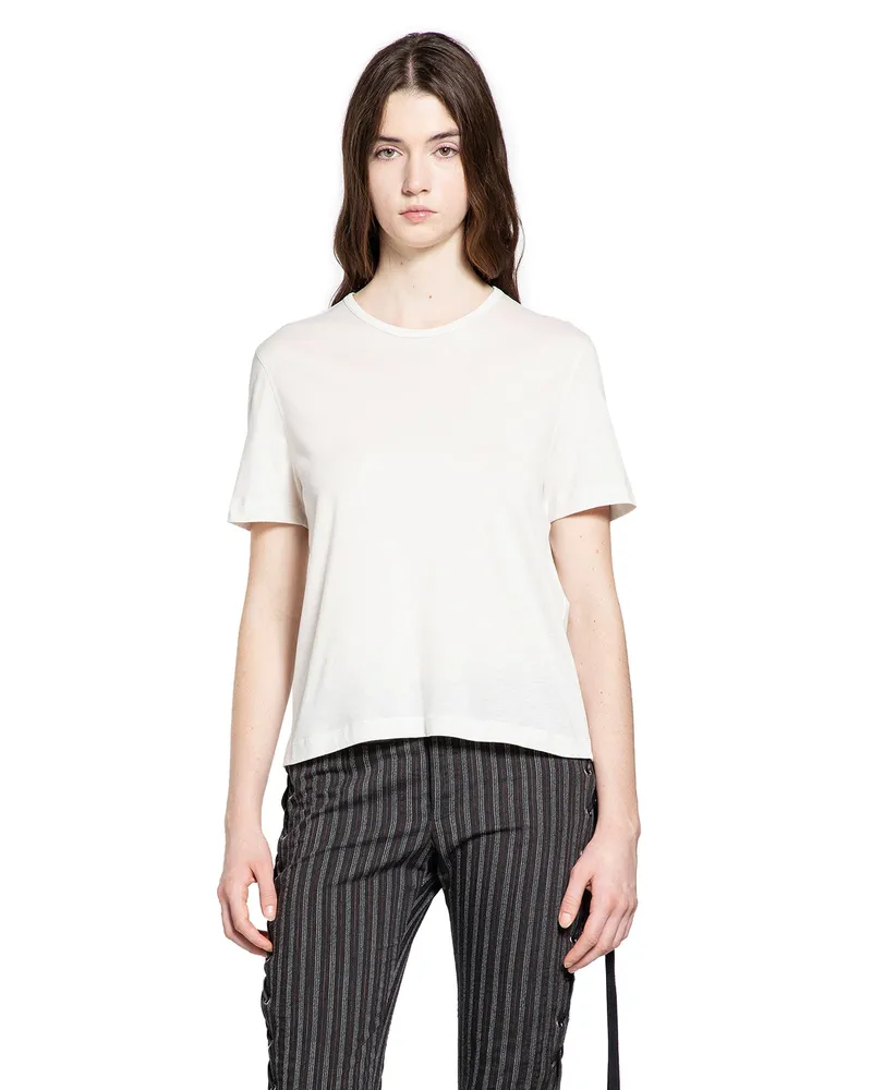 Ann Demeulemeester Fanie Standard Fit T-Shirt Off-white