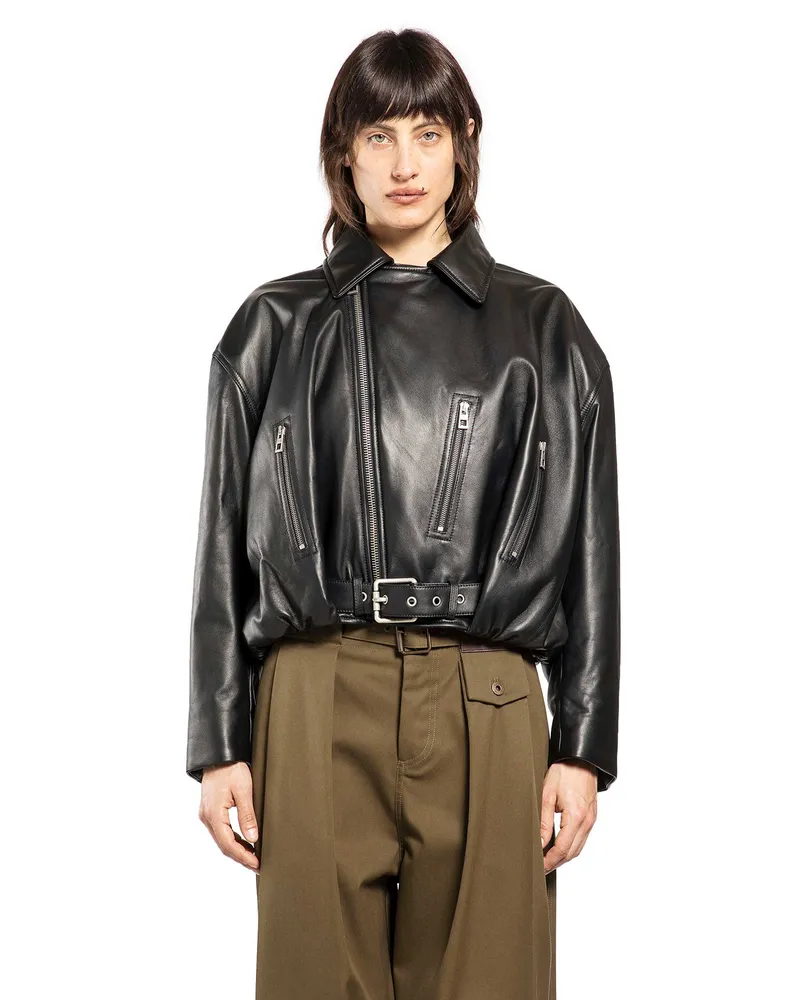 Loewe Biker Jacket in Nappa Lambskin Black