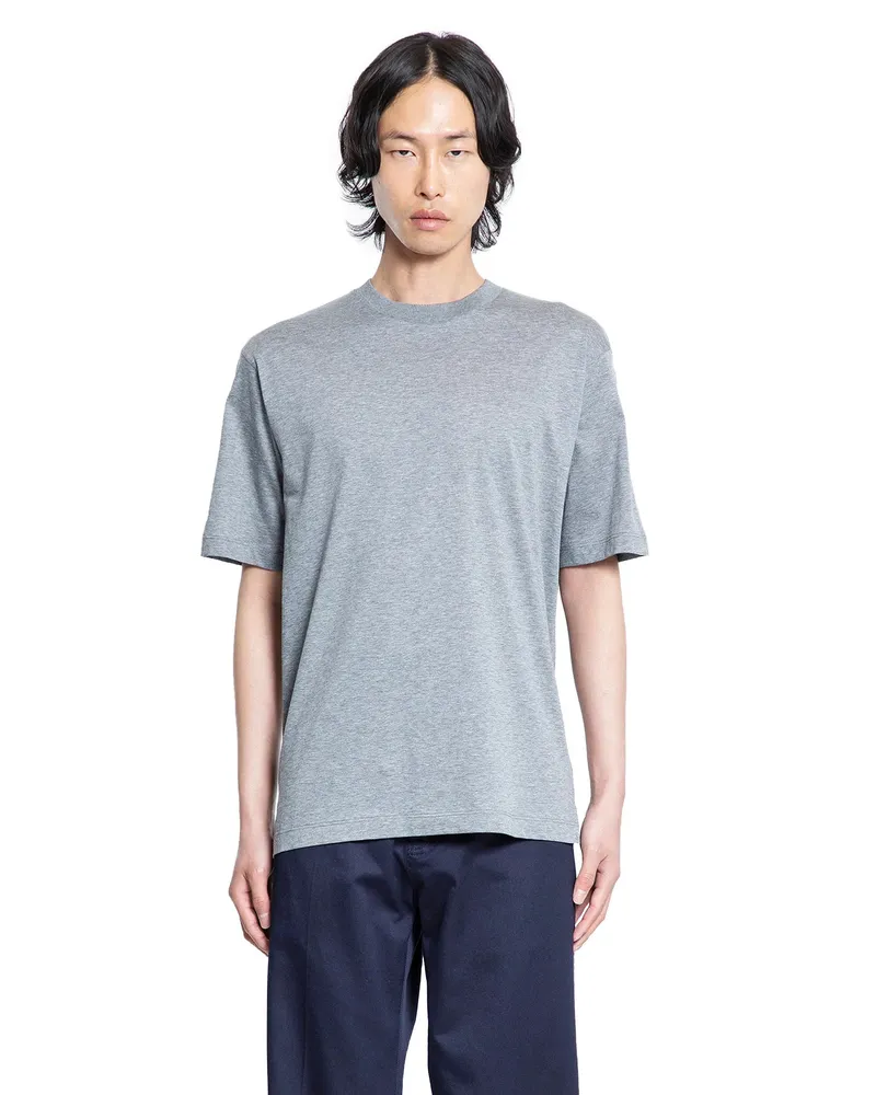 Prada Cotton Jersey T-Shirt Grey