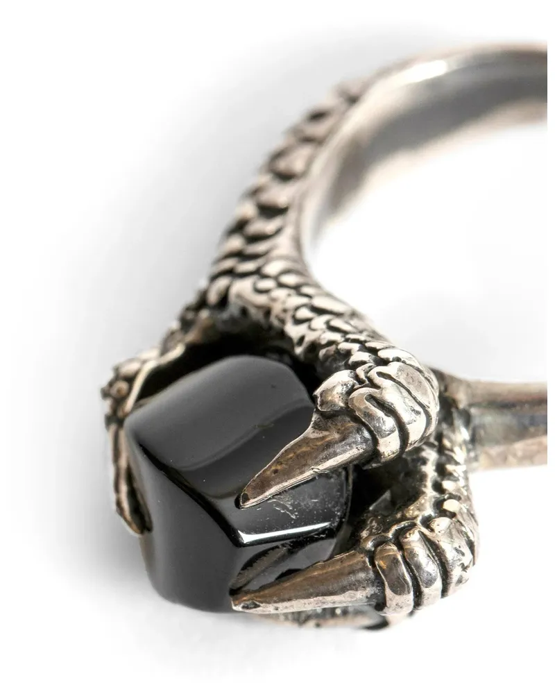 KD2024 2 Claw Ring Set Silver
