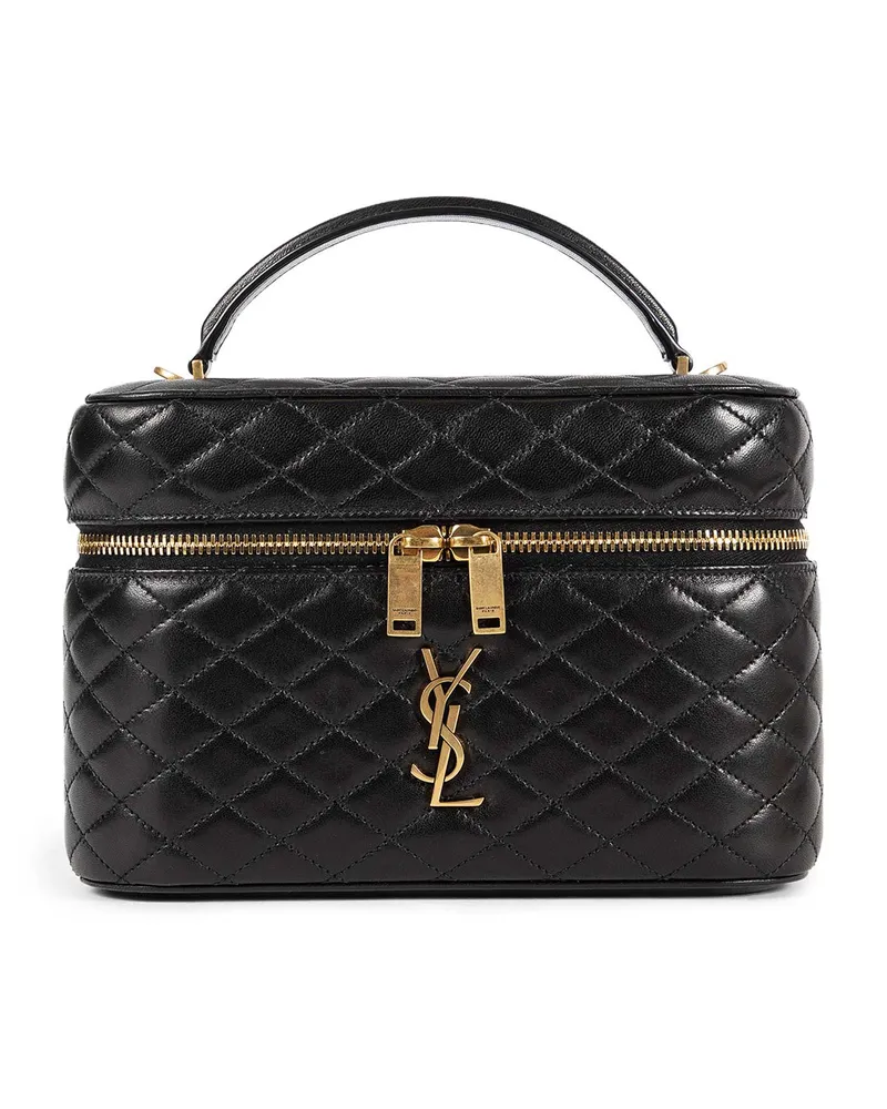 Saint Laurent WOMAN BLACK TOP HANDLE BAGS Black