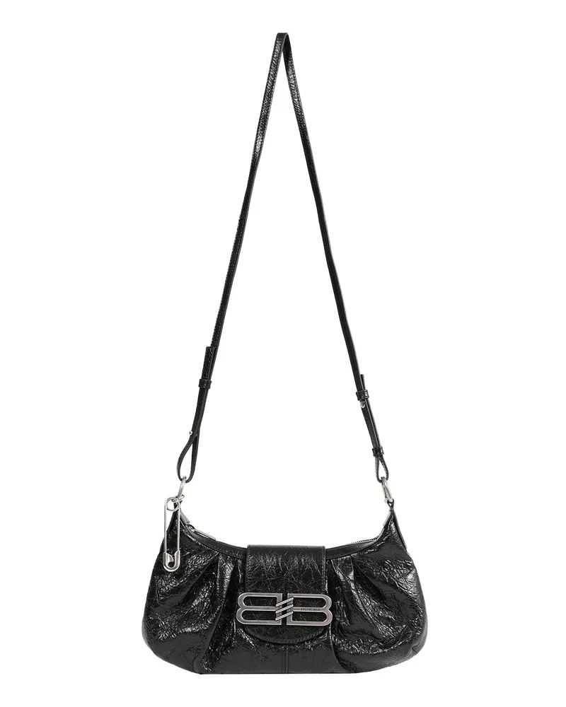 Balenciaga Pamela Shoulder Bag Black