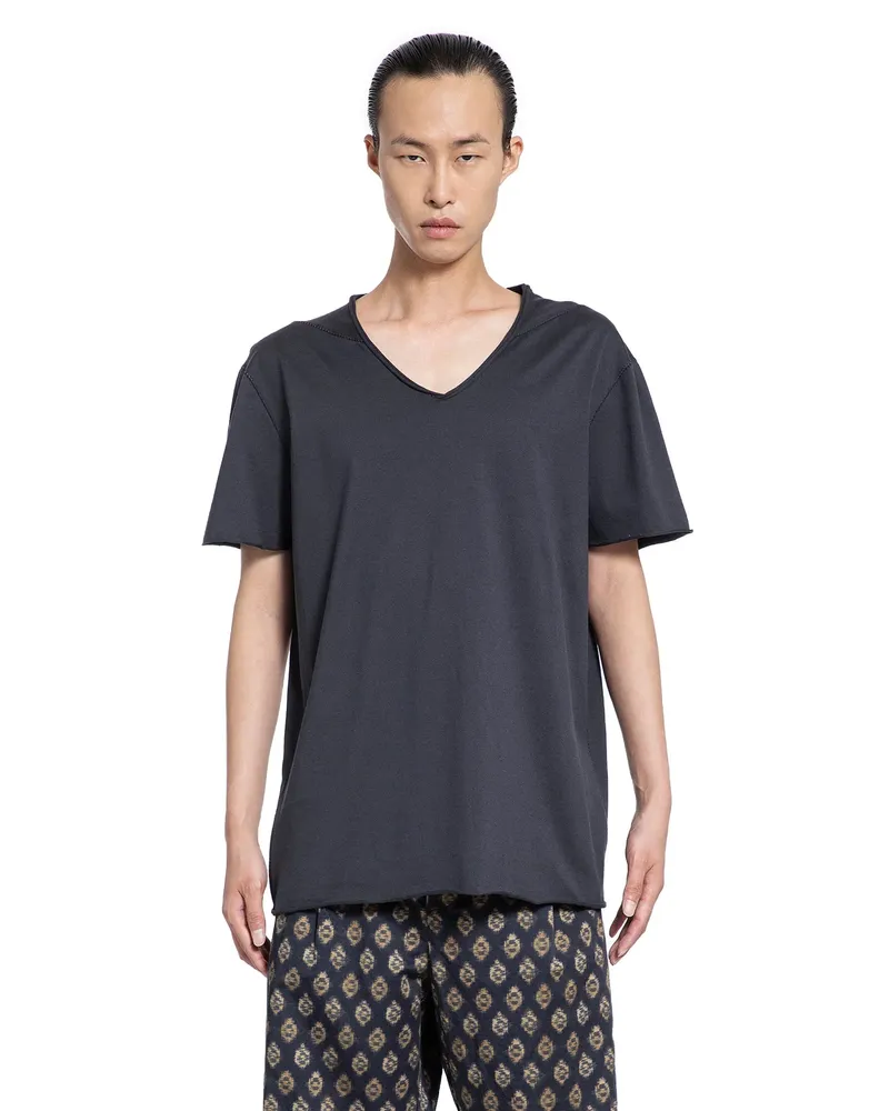 forme d'expression V-Neck T-Shirt Grey