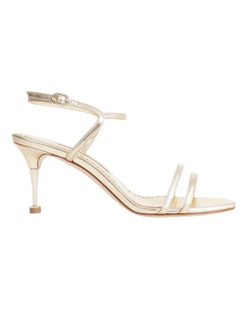 Manolo Blahnik Ciagalo Sandals Gold