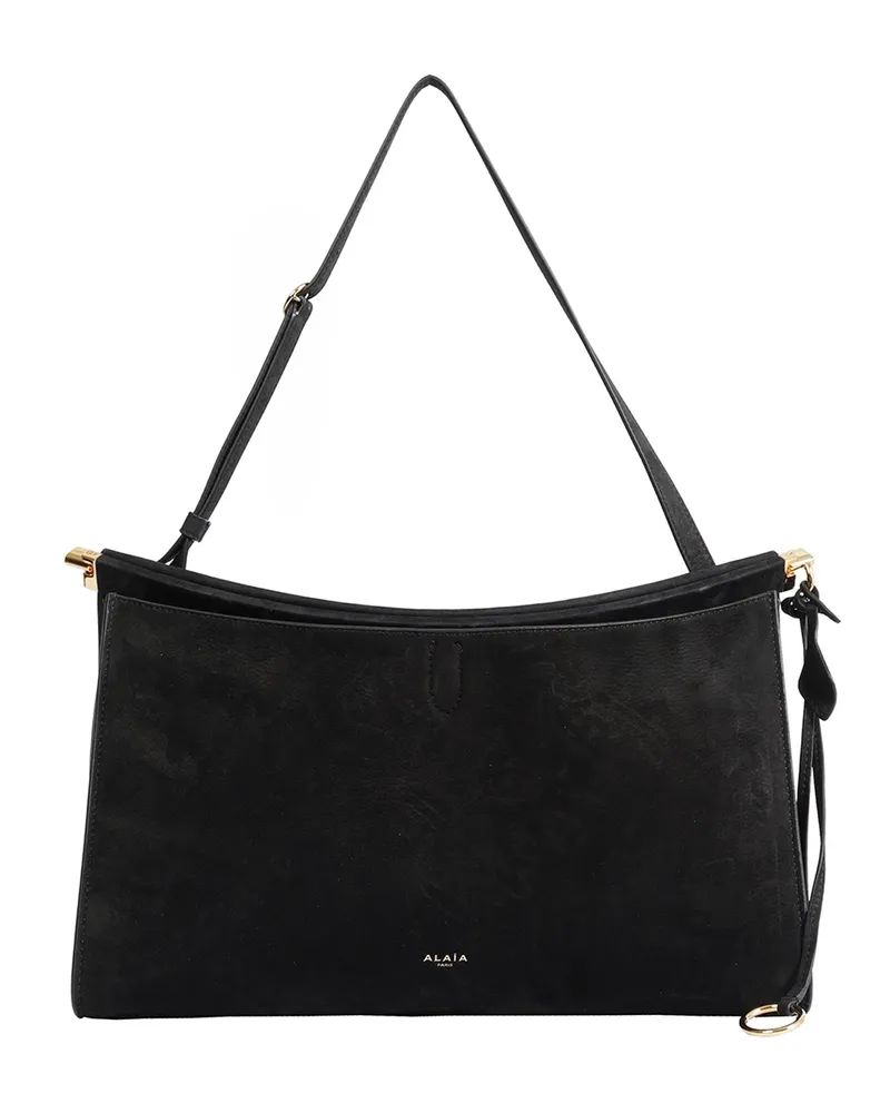 Alaïa Le Click Pocket 35 Shoulder Bag Black