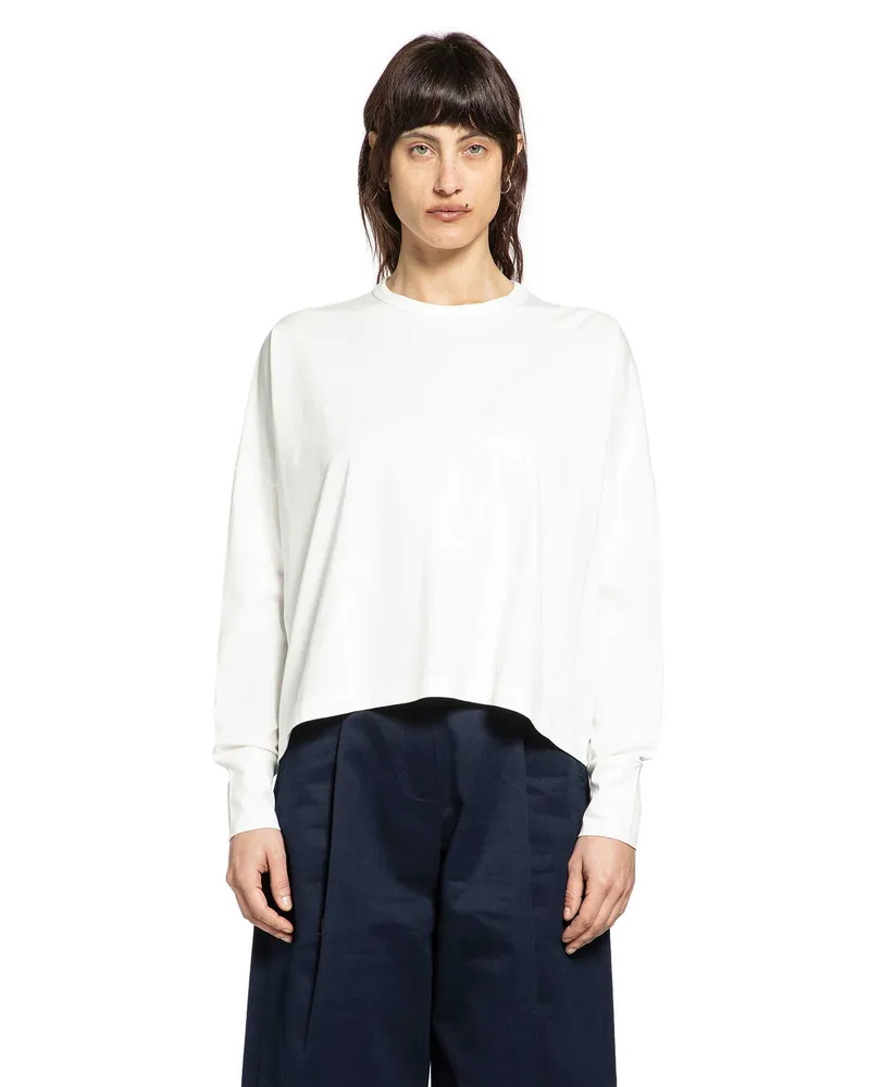 Studio Nicholson Loop Long Sleeve T-Shirt White
