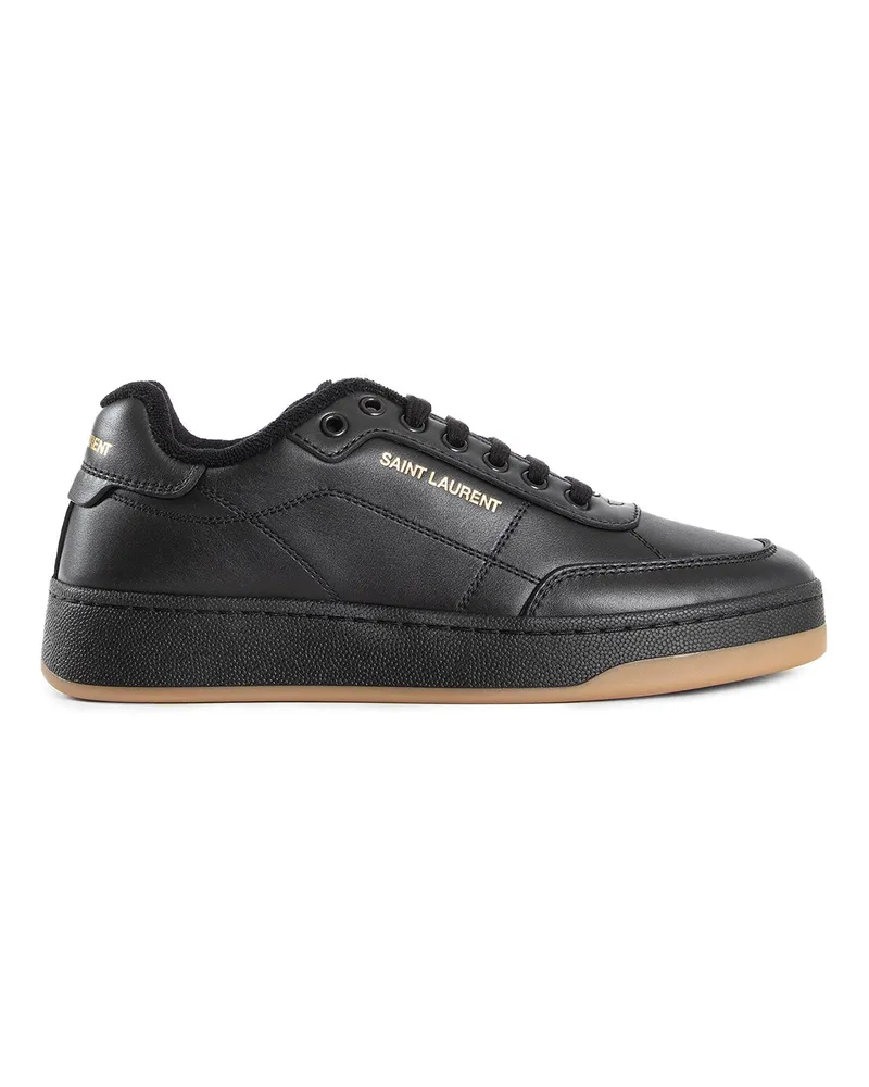 Saint Laurent SL/61 Sneakers in Smooth Leather Black