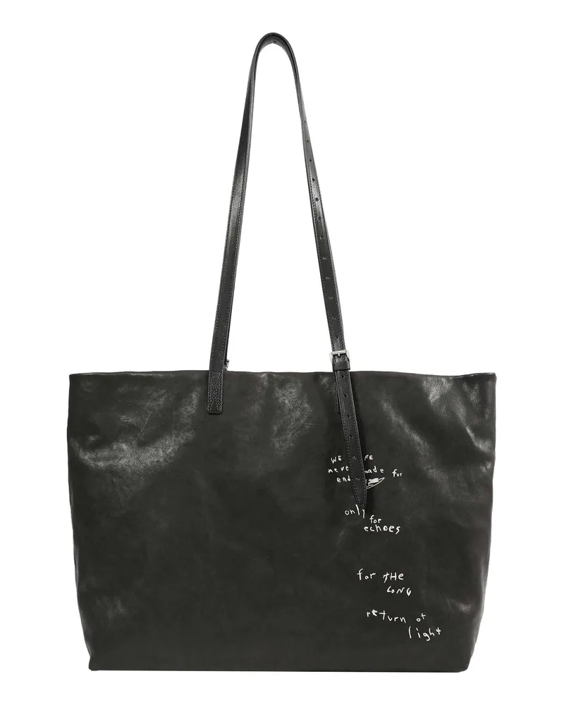 Ann Demeulemeester The Return of Light'' Bes Tote Bag Black