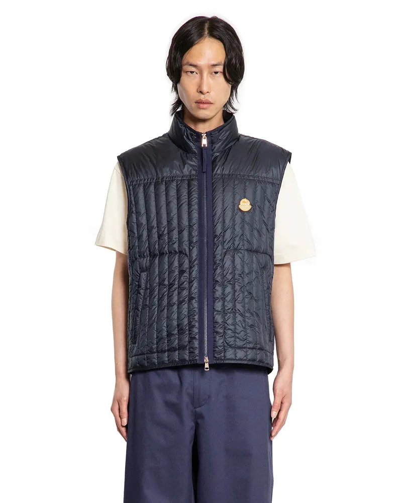 Moncler Gilga Farm Collaboration Tangerine Down Vest Blue