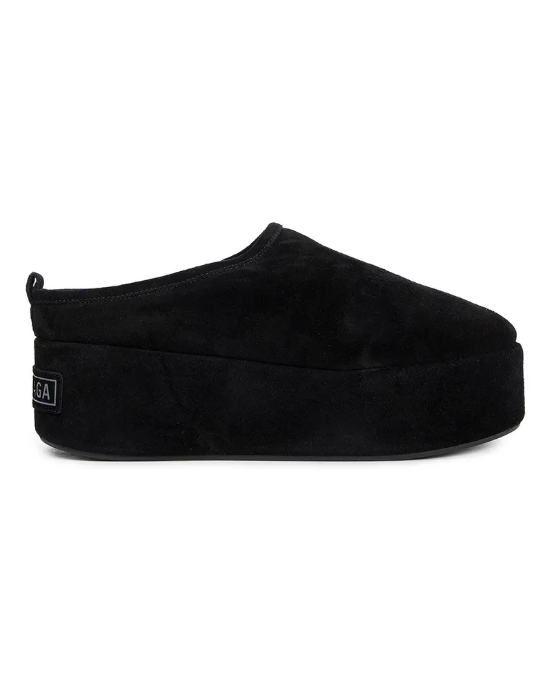Balenciaga Alaska Soft Platform Mules Black