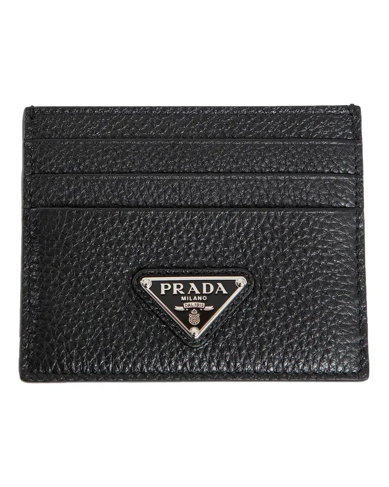 Prada Leather card holder Black