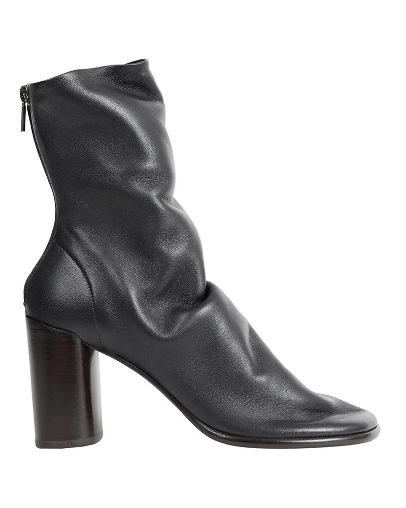 Christophe Lemaire Glove Leather Ankle Boots Brown