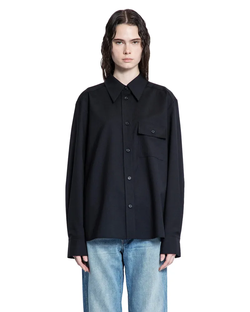 KHAITE Yatty Shirt Black