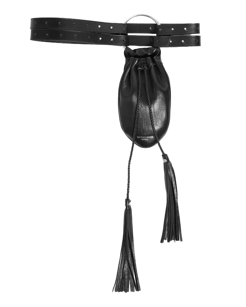 Ann Demeulemeester The Kenan Pouch with Tassels Black