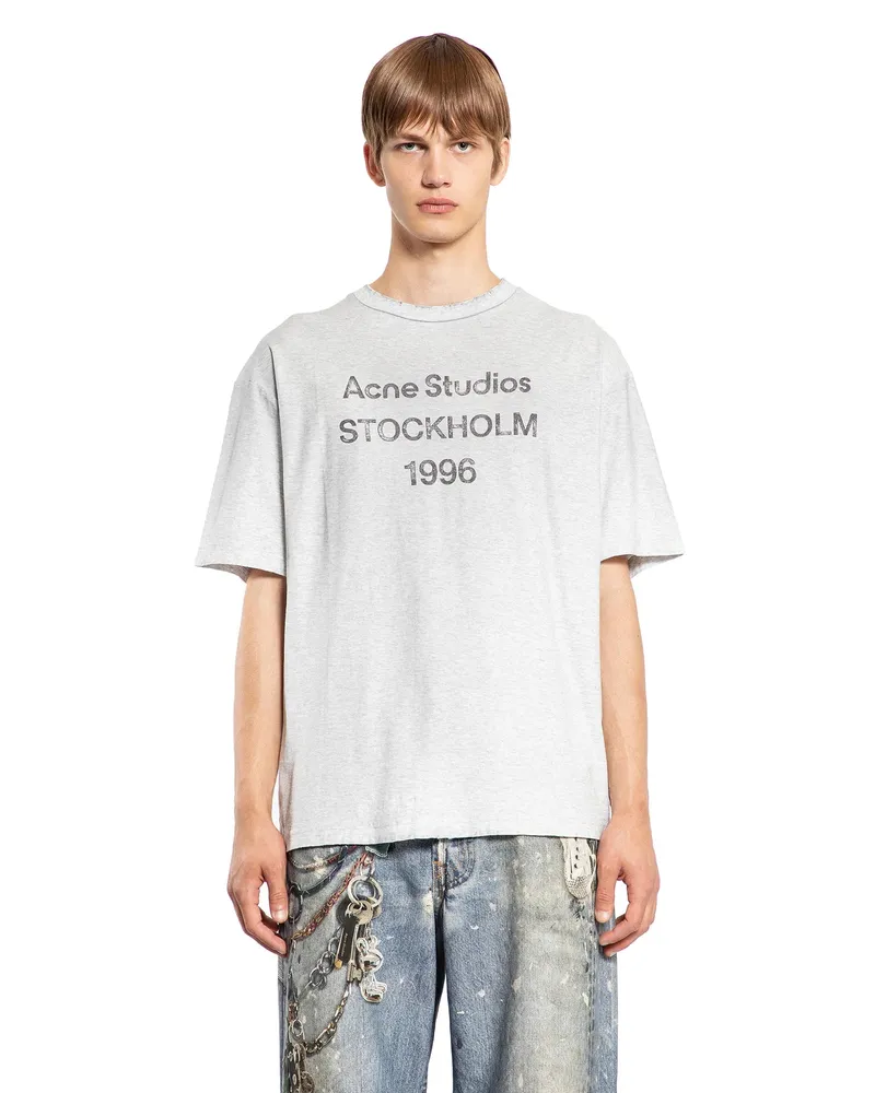 Acne Studios 1996 Logo T-Shirt Grey