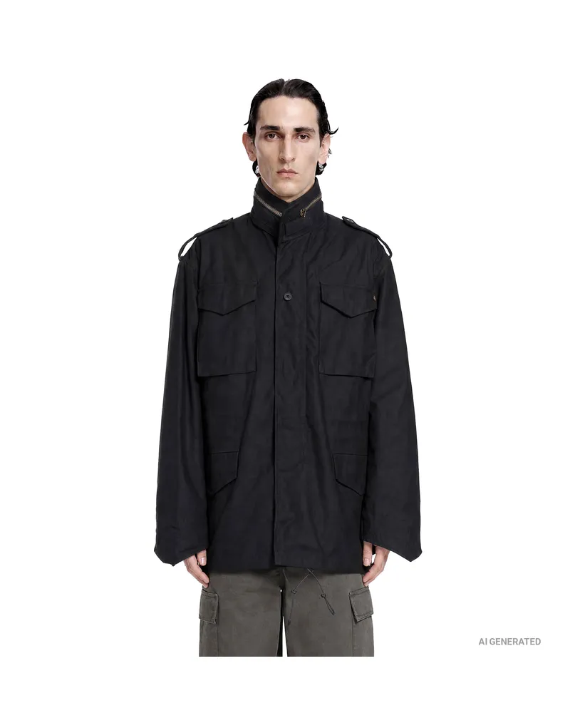 Alpha Industries M-65 Heritage Field Jacket Black